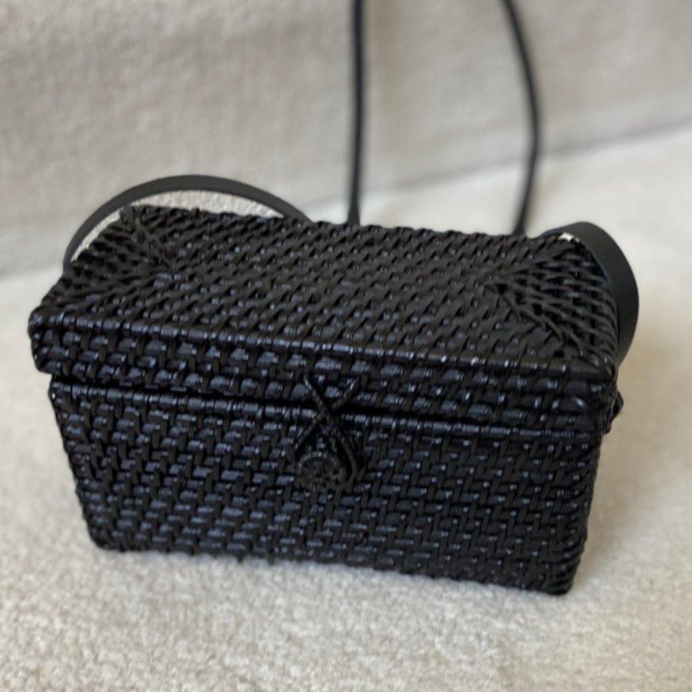 ZARA mini crossbody raffia bag- ✿ super cool 2026 must have✿ - Picture 7 of 8
